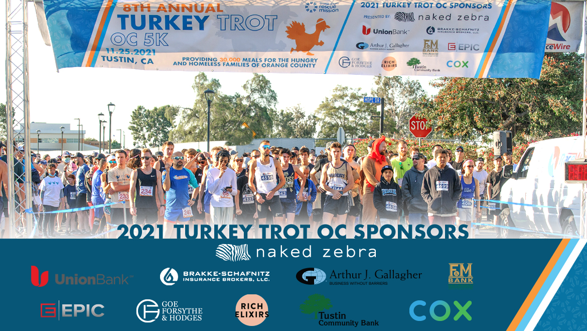 Local Businesses Help Raise over 50k Meals at the 8th Annual Turkey Trot OC 5K